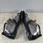 Soul Naturalizer Detail Sandals Women Size 9 M Black Espadrille Ankle Strap Photo 3