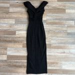 MISHA Maylee Off Shoulder Dress Black Size XXS Photo 4