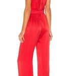 Karina Grimaldi Rocio Solid Jumpsuit in Red  Small Photo 2