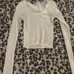 Brandy Melville White  long sleeve Photo 0