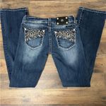 Miss Me  Y2K Dark Blue Flare Jeans Boot Cut Photo 3