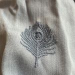 Holding Horses Anthropologie Plumage Embroidered Blue Chambray Shirt Dress Boho Photo 7