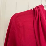 DKNY EUC  women’s hot pink button neck hooded long sleeve top small‎ Photo 5