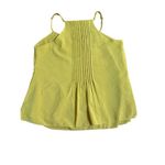 Sanctuary  Womens Bright Mustard Yellow Gingham Print Tank Blouse Sz S Photo 3