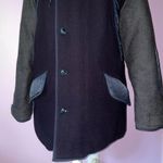 J.Crew  Parka Coat Burbridge Mixed Media Navy Charcoal Photo 7