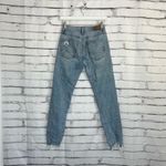 American Eagle  ’90s Skinny Stretch Jeans Women’s 00 Distressed Light Wash Denim Photo 9