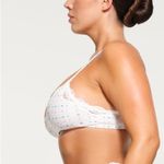 SKIMS  Fits Everybody Lace Scoop Bralette Opal fair isle logo Photo 7