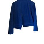 Chico's  total blue‎ Velvet Blazer Jacket 1 Womens Photo 9