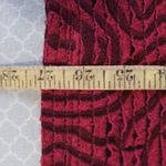 Multiples  womens 0x jacket with attached shell red black geometric sparkly Photo 4