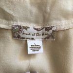 Band Of The Free NWT Cash VNeck Long Sleeve Billowing Sleeves Ivory Top Large Photo 7