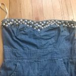 Free People  Denim Stud Dress Photo 4