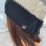 Adidas women OS cotton blend stripe beanie winter hat Photo 1