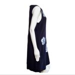 Nina Leonard Floral Cutout Sleeveless Linen Blend Midi Dress Size 10 NWT Photo 6