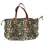 Rebecca Minkoff  Leopard Print Cotton Large Tote Bag Photo 0