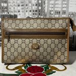 Gucci Authentic Rare  Plus GG Monogram Clutch Photo 4