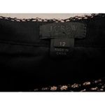 J.Crew Tweed Metallic Skirt Career Wear Business Casual Office Pockets Size 12 Photo 4