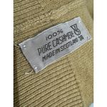 Vintage Woman Pringle of Scotland Yellow Gold Sweater Size 38 100% Cashmere Photo 5