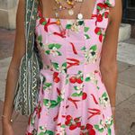 ZARA Mini Cherry Dress Photo 3