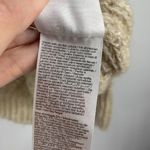 ONLY Our Story Size S Sweater Beige Scoop Neck Long Sleeve Open Knit Women's Tan Photo 5