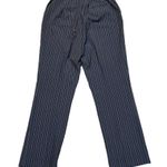 East 5th Womens Pin Stripe Hi Rise Straight Leg Dress Pants Blue Size 10 EUC Photo 3