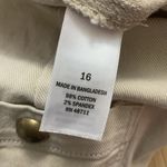 Ophelia Roe Women’s Pants Wide Leg Button Detail Size 16 Beige Photo 1