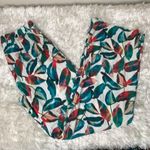 ONIA Mila Floral Resortwear Pants Swim Beach Cruise Sz Medium Tropical Photo 0