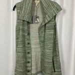 Matilda Jane  Marled Green Out The Door Vest Sz.S NWT Photo 4