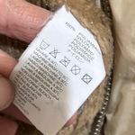 Diesel Vtg Y2K  Tan Nylon Bomber Zip Jacket‎ Sz L Sherpa Lined Military Utility Photo 7