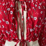 LF Red Mint Vanilla off The Shoulder Top Photo 5