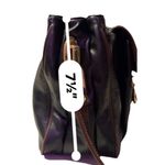 Capezio Vintage 80s Black & Brown Leather Satchel Multi-Compartment Shoulder Bag Photo 6