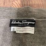 Salvatore Ferragamo Vintage  knit 100% wool pencil skirt beige size‎ small Italy Photo 2