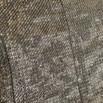 By Malene Birger Tweed Blazer Black Jacket Chic Metallic Gold Flecks Zip Front 8 Photo 11