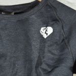 WOMENS BEST Move Seamless Long Sleeve Crop Top Black Medium Athletic Workout Photo 4