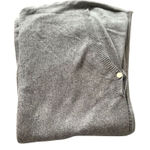 Modern Women Winter Knitted Poncho Gray Photo 0