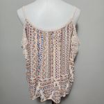 Patrons of Peace cream multicolored crochet cold shoulder blouse size medium Photo 7