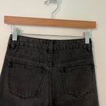 Oh Polly  Washed Black High Rise Mom Jeans Photo 6