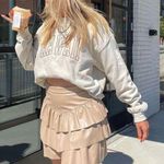 Olive Lynn Tan Graphic Crewneck Photo 0