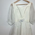 Vintage Emma doml union made bridal mini dress flower White Size XS Photo 1