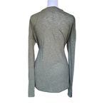 We The Free - Long Sleeve Flowy Green Shirt with Button Sleeve Detail Sz Small Photo 2