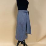 Few Moda Tie Front Grey Houndstooth Belted Pencil Skirt Size S Photo 3