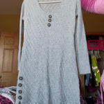 Sweater dress Gray Size L Photo 0