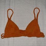 Skatie Orange Terry Cloth Bikini Top Photo 0