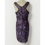 Oleg Cassini Black Tie VINTAGE Sequin SILK Cocktail Tank Dress Size 8 NEW Photo 3