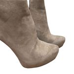 Vince Camuto Cannon Chain Heel Ankle Booties Fawn Tan Size 9 Photo 3