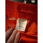Nike  Womens Orange Athletic Shorts With Black Stripe Accents - Lightweight Photo 6