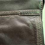 Fossil ‎ Black Leather Multi Compartment Crossbody Travel Bag Purse Minimalist Photo 2