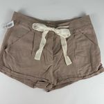 Wilfred NWT  Allegra Tan Shorts with Cream Tie Photo 0