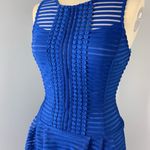 Warren On King Women's Striped Sleeveless Dress Blue Size S Photo 2