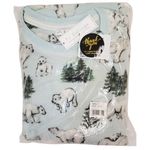 P.J. Salvage  Women's Polar Bear Waffle Velour Pajama Lounge Set 2 Piece NWT Photo 0
