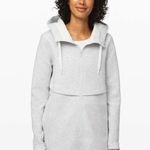 Lululemon Long Horizons Hoodie Heathered Core Ultra Light Grey Size XXS Photo 0